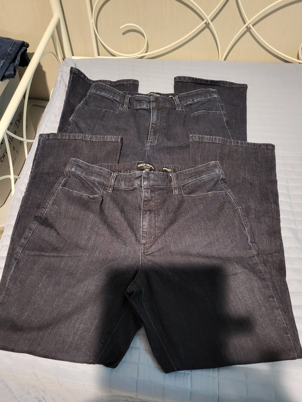 Susan Graver Blue Jeans (Set of 2)
